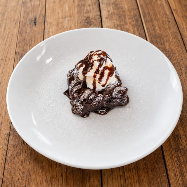 Double Chocolate Chip Brownie.