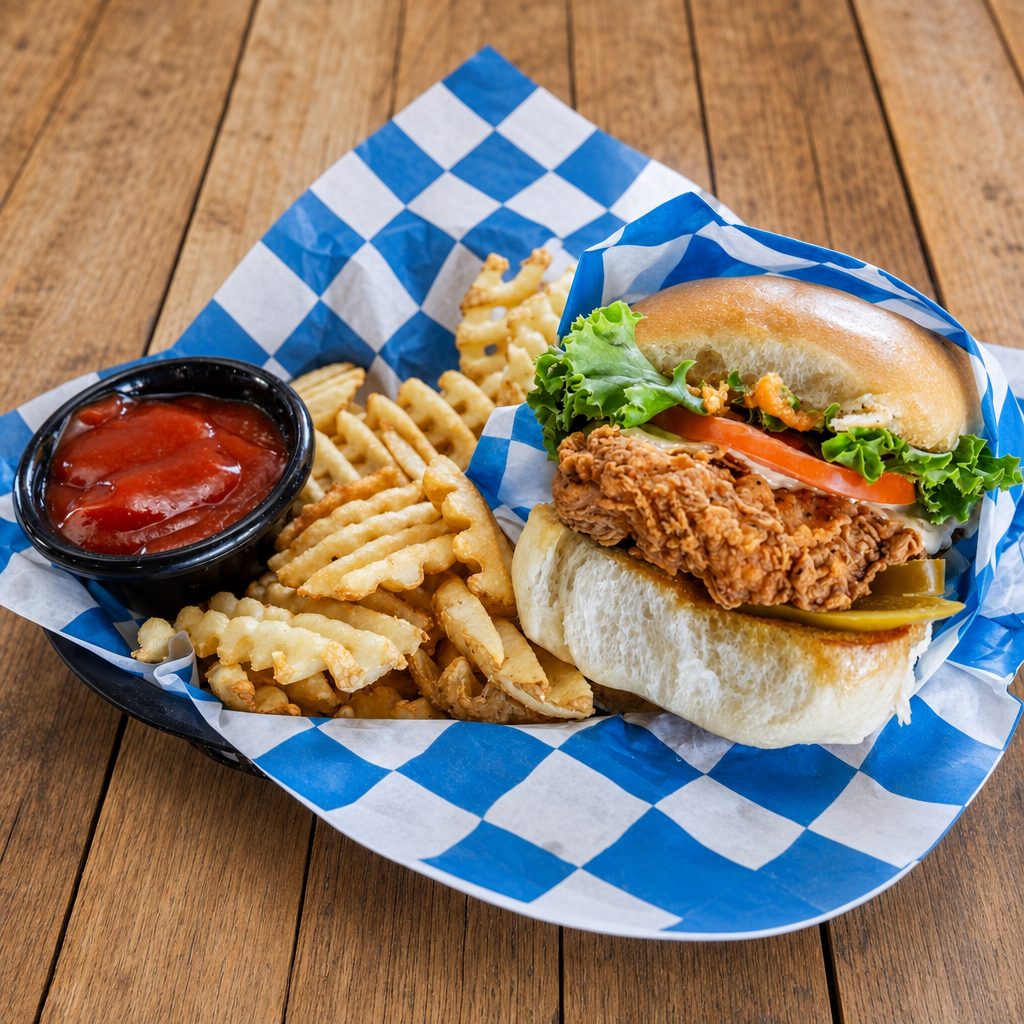 Hot Chicken Sandwich.
