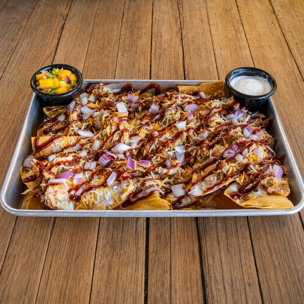 Pulled Pork Nachos.