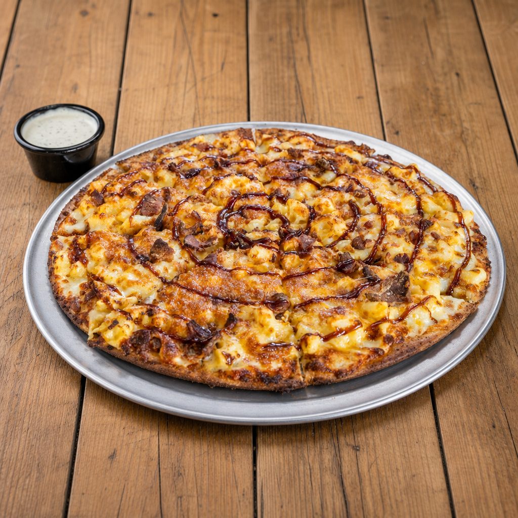 Mac & Cheese Pizza.