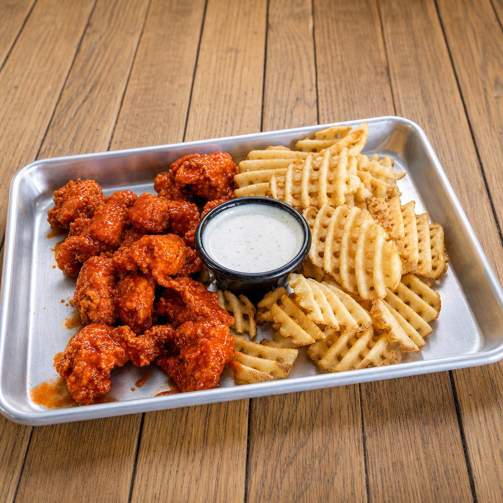Boneless Wings (20 Pieces).