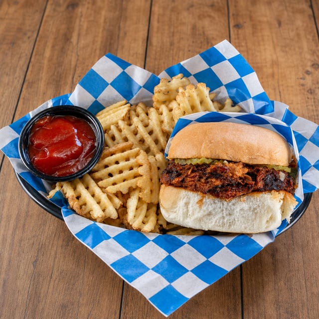 Pulled Pork Sandwich.