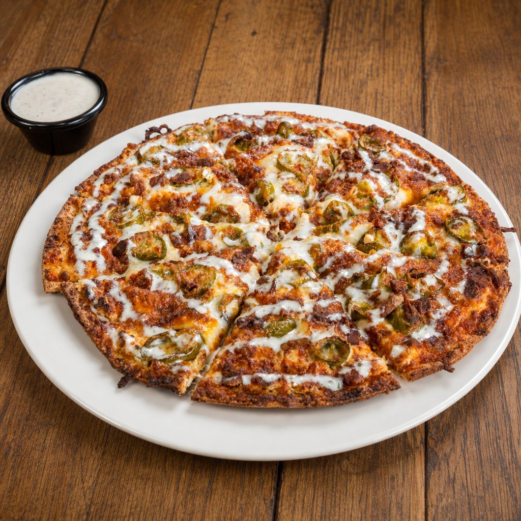 Jalapeno Popper Pizza.