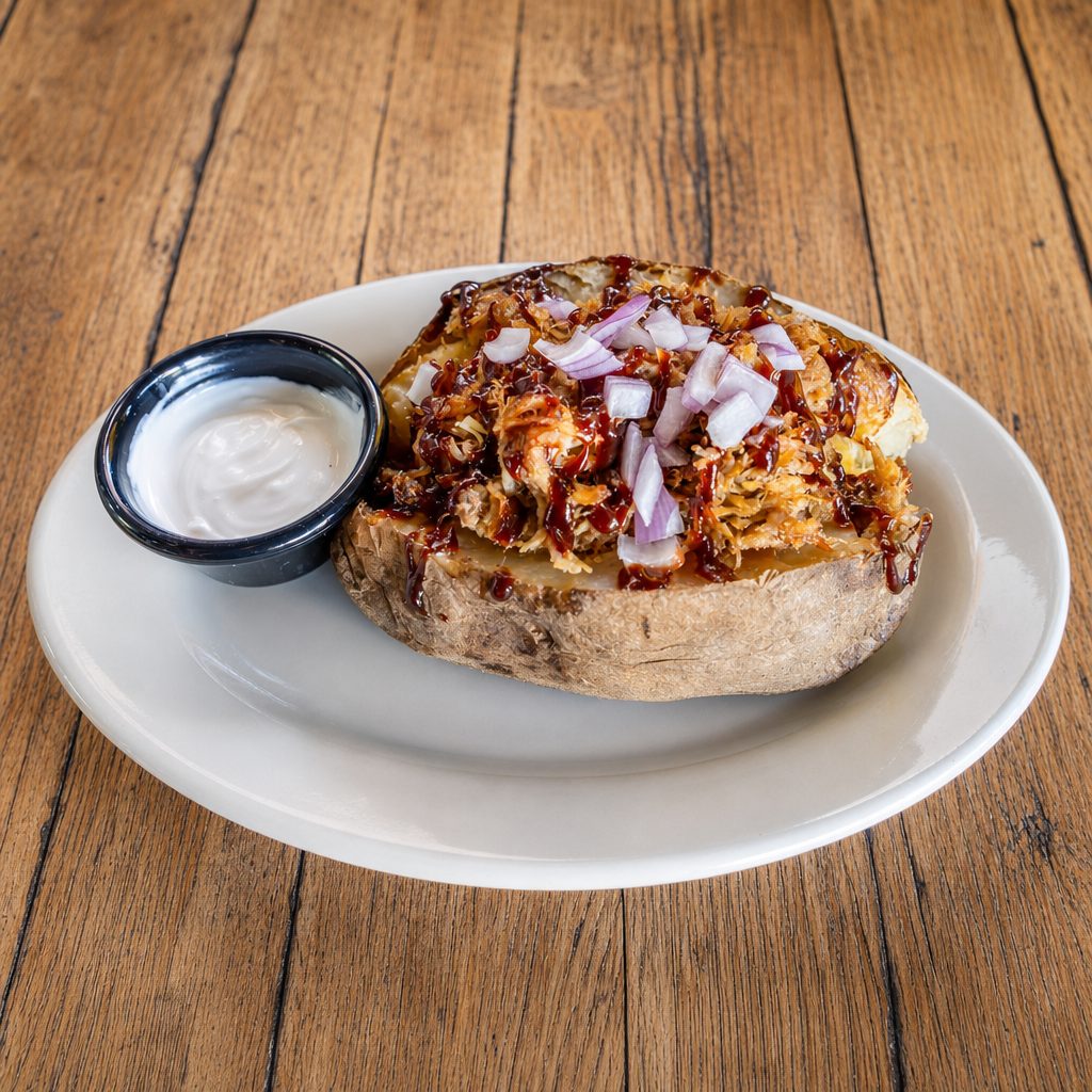 Pulled Pork Spud.