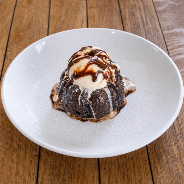 Molten Chocolate Lava Cake.