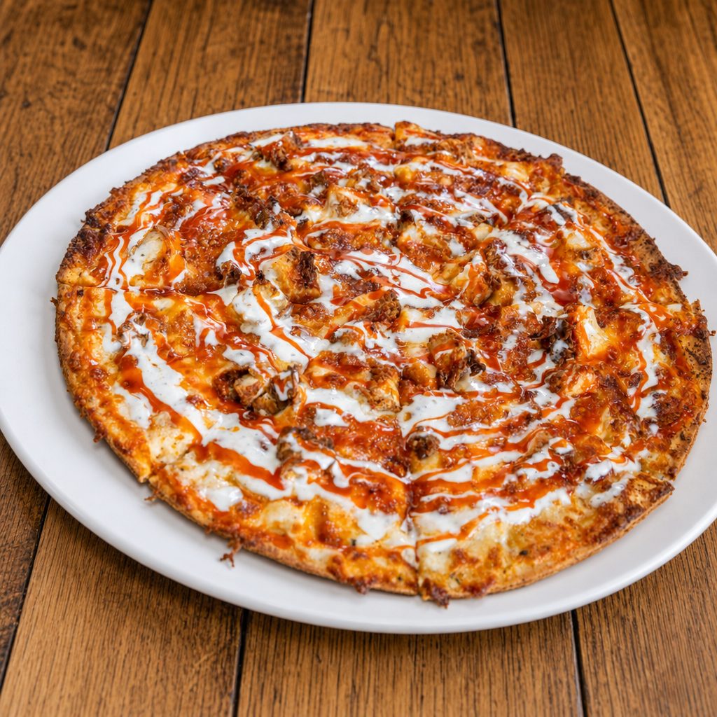 Buffalo Chicken Pizza.