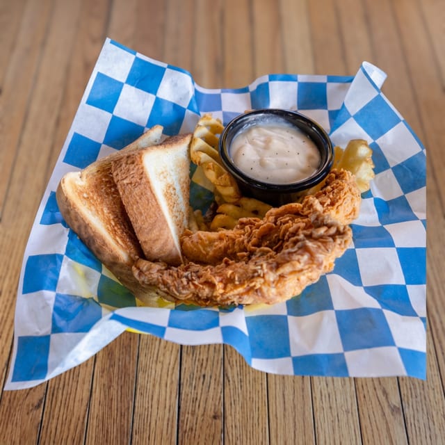 Kids Chicken Strips.