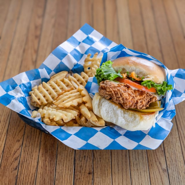 Hot Chicken Sandwich.