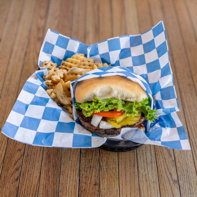 Best Dam Burger.