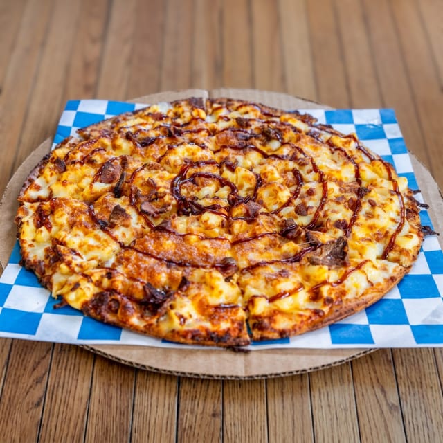 Mac & Cheese Pizza.