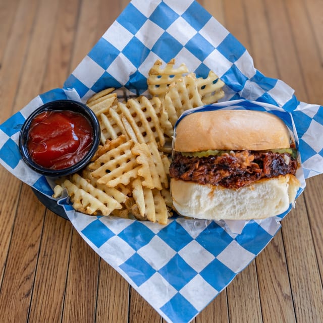 Pulled Pork Sandwich.