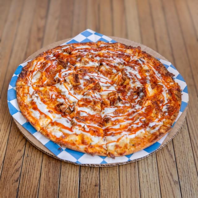 Buffalo Chicken Pizza.